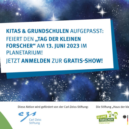 Tag der kleinen Forscher im Planetarium