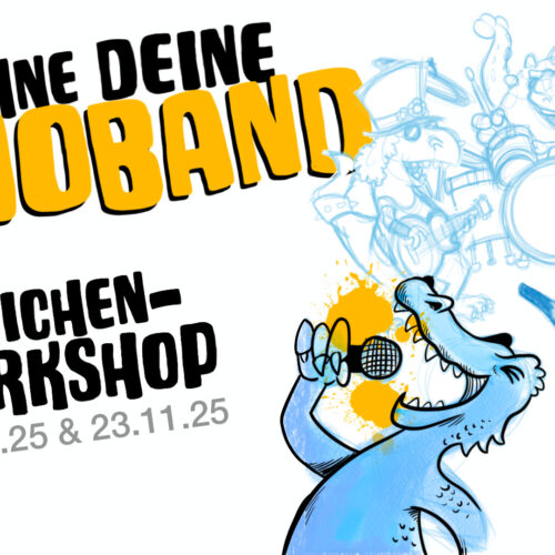 Zeichenworkshop: Die Dino-Metalband