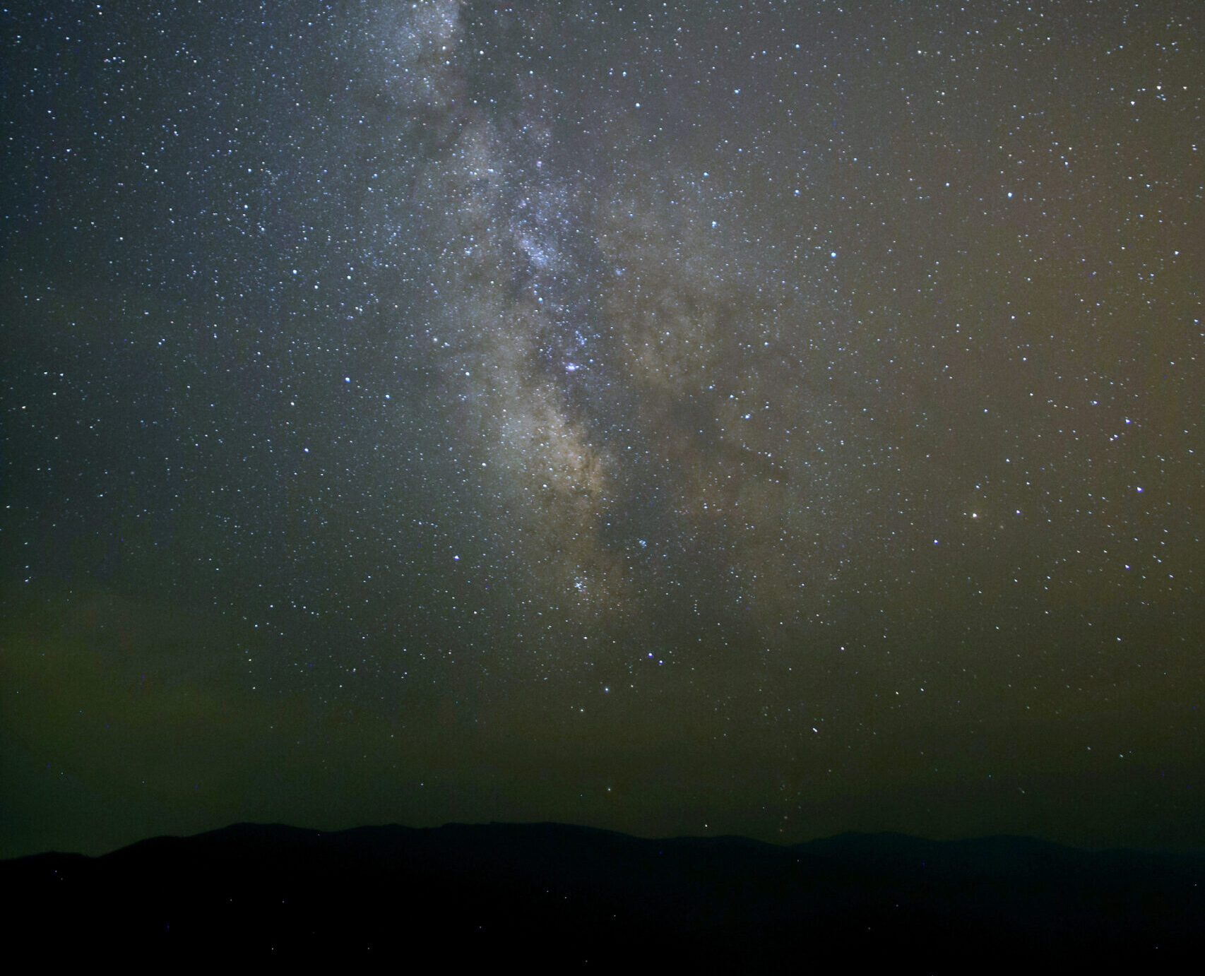 Milchstraße über der Sierra de Gredos